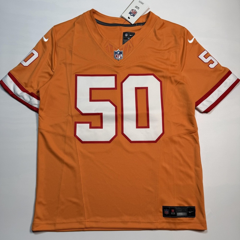 Tampa Bay Buccaneers Jersey Mens Medium Orange NFL Football Vita Vea Nike NWT